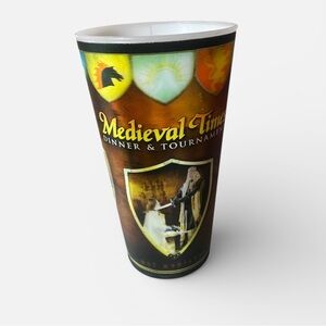 Medieval Times Lenticular Plastic 16oz Collector Cup Tumbler